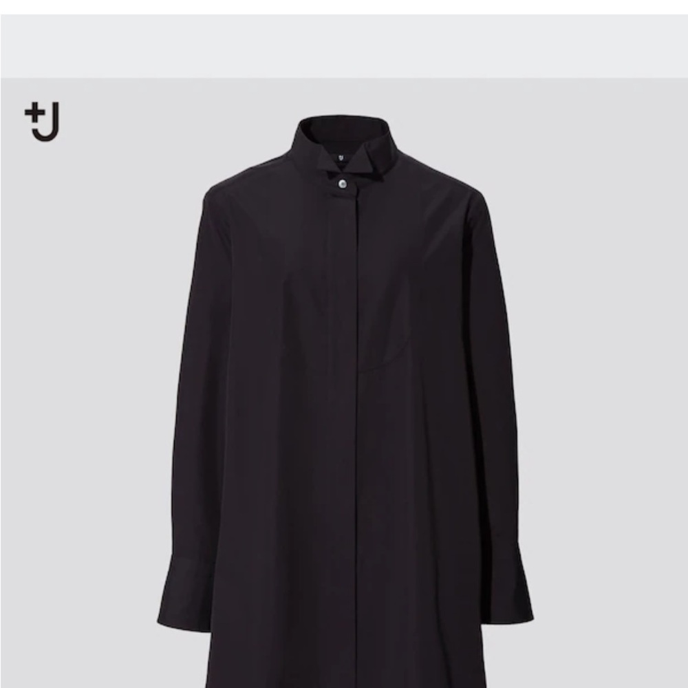 +J SUPIMA COTTON LONG SLEEVE LONG SHIRT